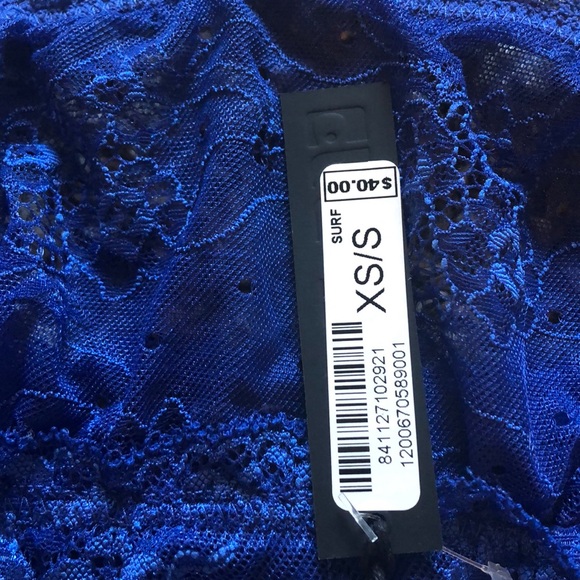 JOES JEANS SURF BLUE BANDEAU NWT - Picture 4 of 5